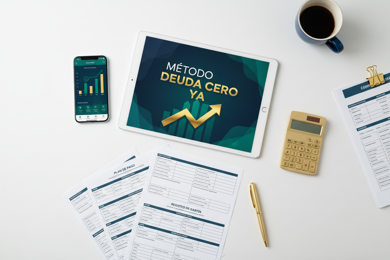 Mockup Deuda Cero - Flat Lay